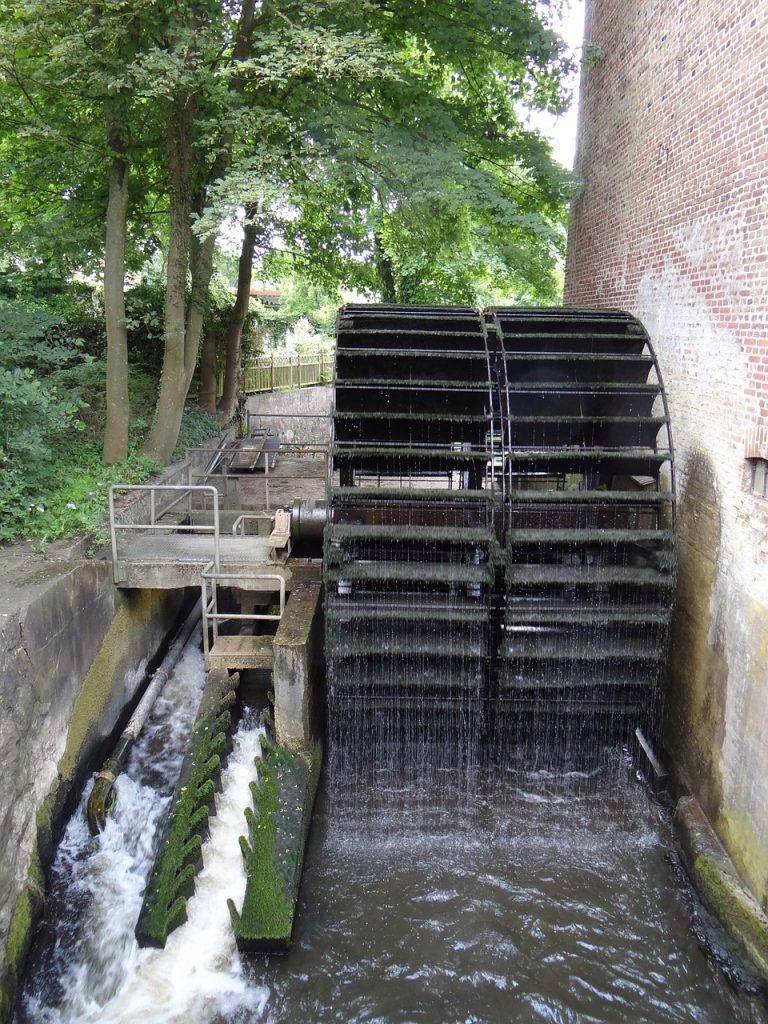 water wheel, energy, power